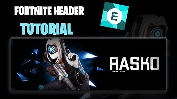 How To Make A FREE Fortnite Header without Photoshop in Pixlr (Tutorial + Template!)