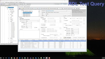 RDL Data Template Test Query
