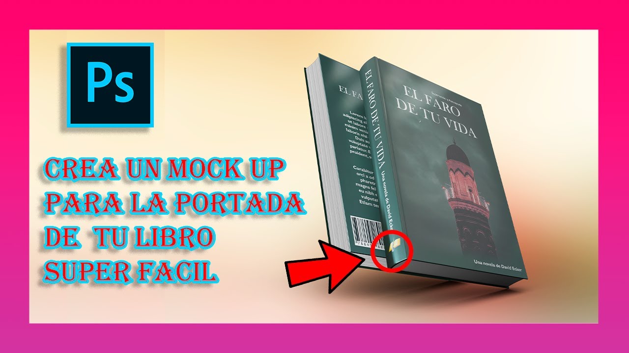 📔 Como Hacer Portada De Libro En Photoshop Mock Up 2 ️ Book Cover