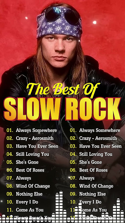 Scorpions, Bon Jovi, U2, Aerosmith, Nazareth, Ledzeppelin 💥Slow Rock Songs 70s 80s 90s Full Album