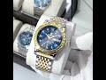 BINBOND auto date week display precise quartz watches for men luxu