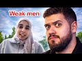 رد فعل وئام على الرجل الضعيف