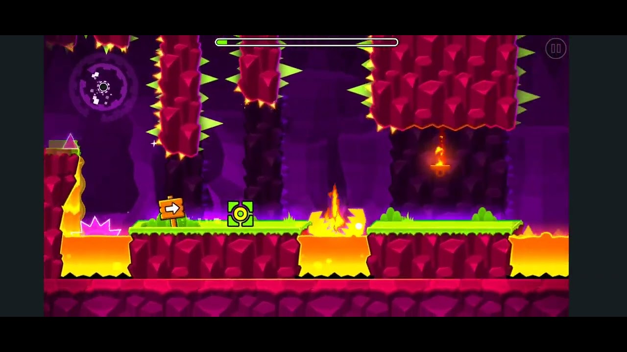 Playing geometry dash for 5 minutes and 30 seconds - YouTube