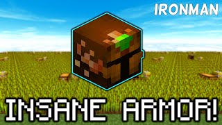 THIS ARMOR TOOK 3 DAYS TO MAKE! (Hypixel Skyblock IRONMAN) [162]