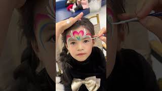 one stroke crown face painting