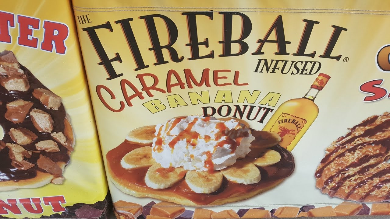 Fireball Infused Caramel Banana Donut Review - LA County Fair 2017