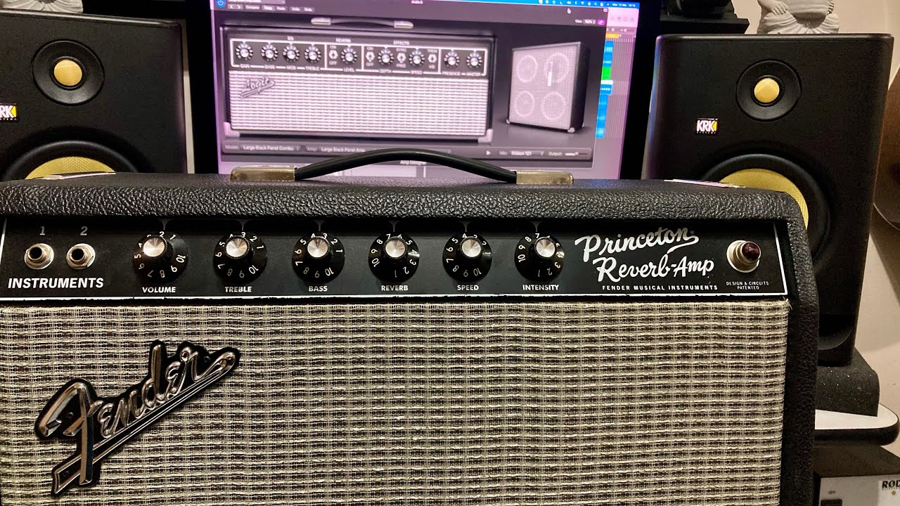 Real Fender Blackface Amp or Software Can You Tell The Difference