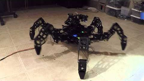 Orwell Hexapod Vision Tracking & Walking Demo
