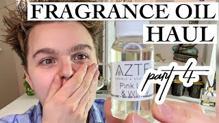 FRAGRANCE OIL HAUL pt 4 | Aztec, Candlescience, Flaming Candle