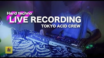 Live Hard Techno Jam with: TB-303, TR-09, analog rytm, analog four