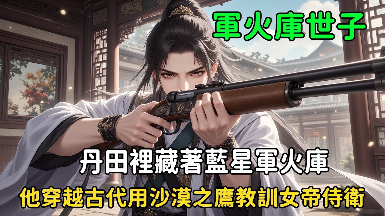 《丹田裡藏著藍星軍火庫！他穿越古代用沙漠之鷹教訓女帝侍衛》周芮穿越成大覲王朝紈絝世子，意外發現藍星完整文明被封印在自己丹田！從沙漠之鷹到核動力航母，只要精神力夠強，他什麼都能搬！#小说推文 #小说