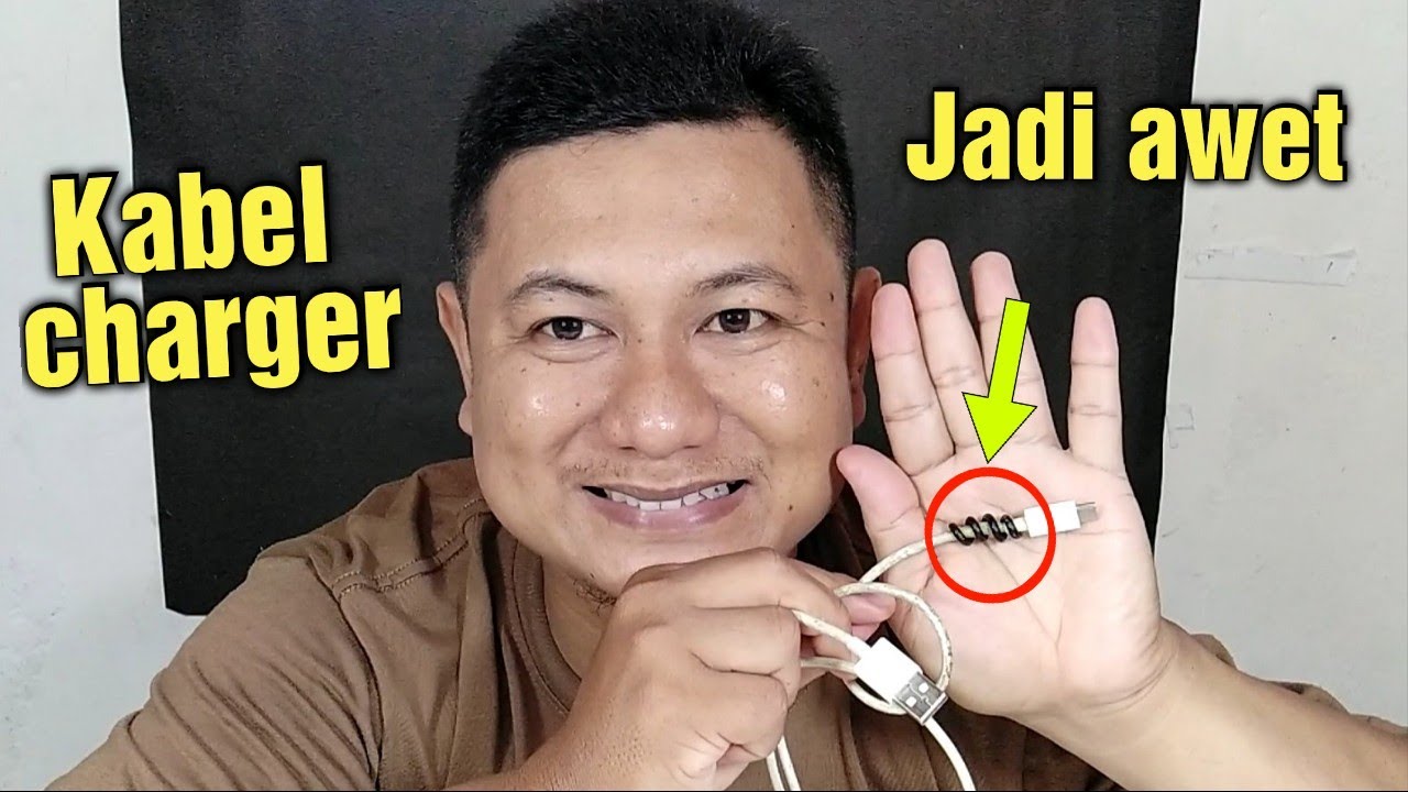 CARA PERBAIKI KABEL CHARGER YANG RUSAK DAN TERKELUPAS