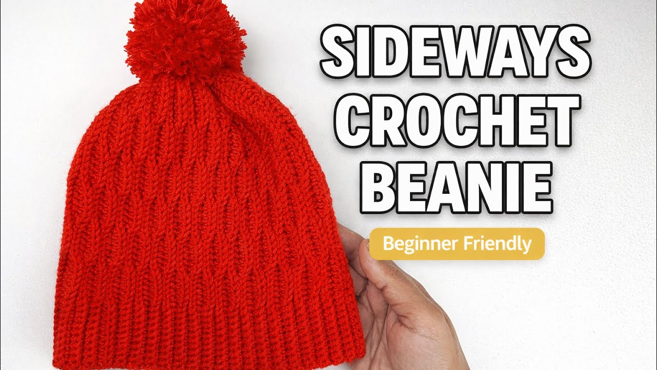 Crochet Beanie Tutorial 🧶 | Easy & Cozy Hat Pattern