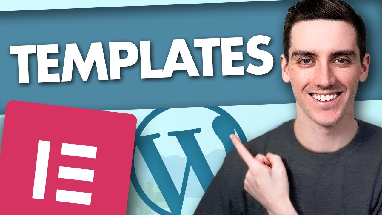 How to Use Elementor Templates to Build a WordPress Website - YouTube