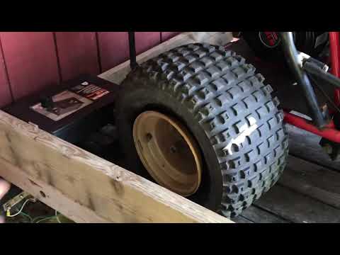 Setting tire bead with starting fluid (What could go wrong)