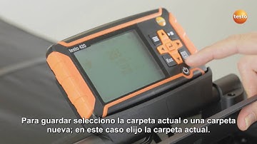 Testo 420 - Aplicación