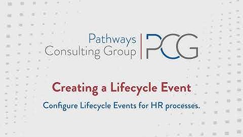 HR Series Part 2: Creating a Lifecycle Event