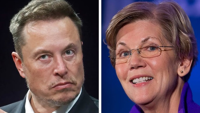 Elizabeth Warren taunts Elon Musk over DOGE - YouTube