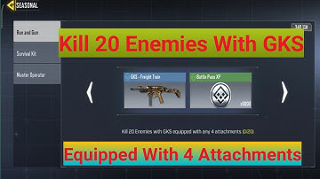 Kill 20 Enemies With GKS Equipped with Any 4 Attachments | JB HUNTERS