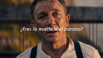No Time To Die de Billie Eilish con 007:  No Time To Die de Fondo ( Letra al Español )