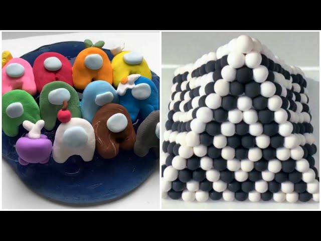 Satisfying Slime Coloring with Food Dye, Pigment, Paint+ More! Mixing Slime  Colours ASMR 