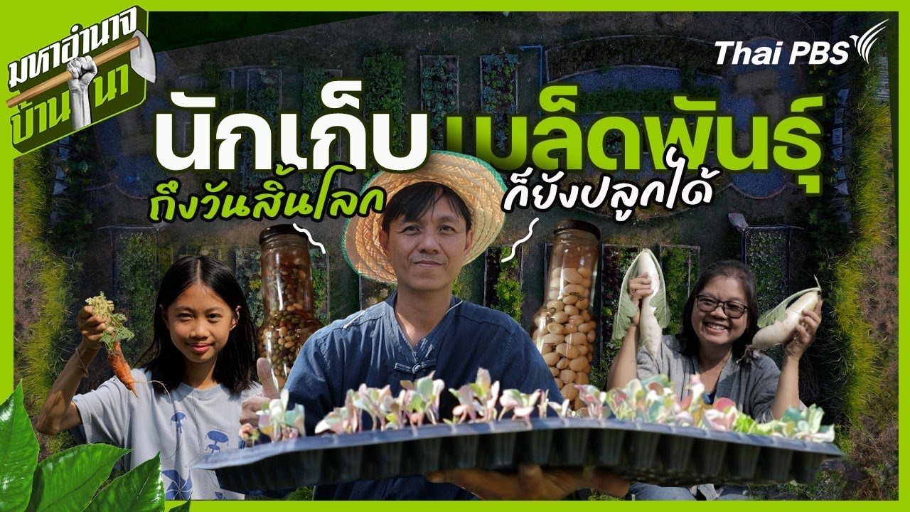 นักเก็บเมล็ดพันธุ์ ถึงวันสิ้นโลกก็ยังปลูกได้ | มหาอำนาจบ้านนา
