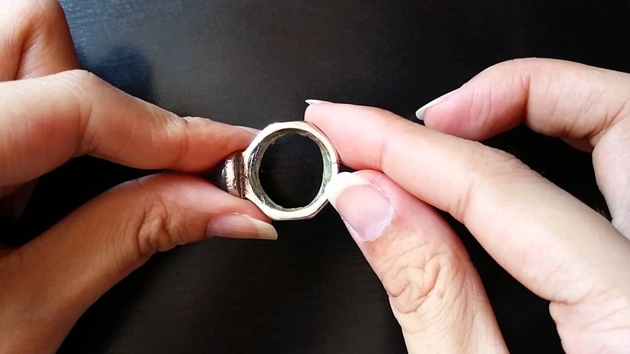 How to make a ring smaller without resizing it #jewelrytip #jewelryhac, ring too tight