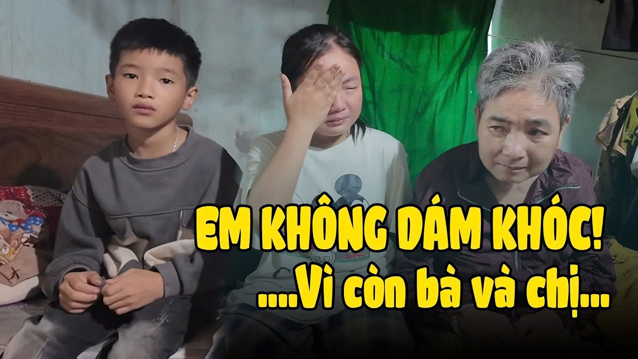 Hai người lớn ra đi, để lại mẹ già mắc bệnh lạ cùng các con nhỏ bơ vơ...