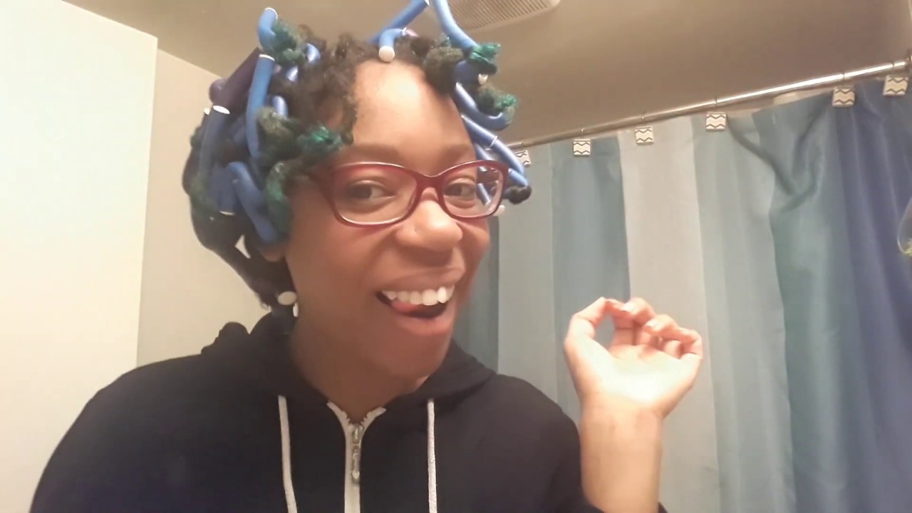 L O C J O U R N E Y Flexi Rods on LOCS, Curls on Short/Medium Locs