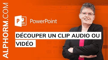 Comment découper un clip audio ou vidéo sous Powerpoint 2016