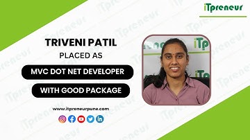Triveni Patil | MVC Dot Net Developer  | Student Testimonial video | online video