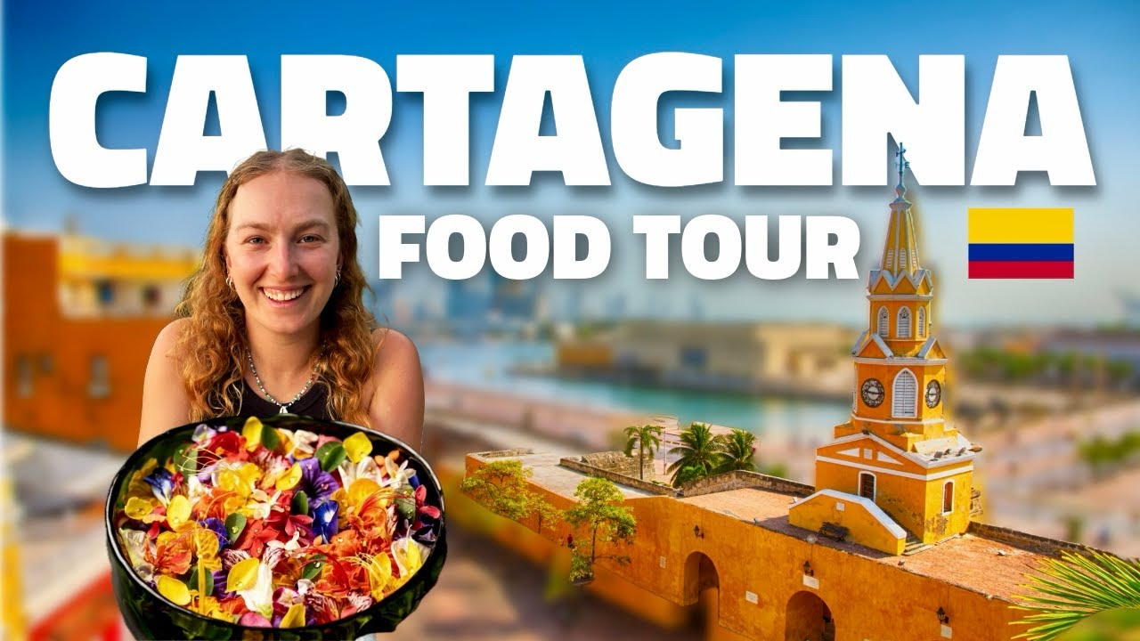 COLOMBIA FOOD TOUR in
CARTAGENA! 🇨🇴
(7 must-try spots)