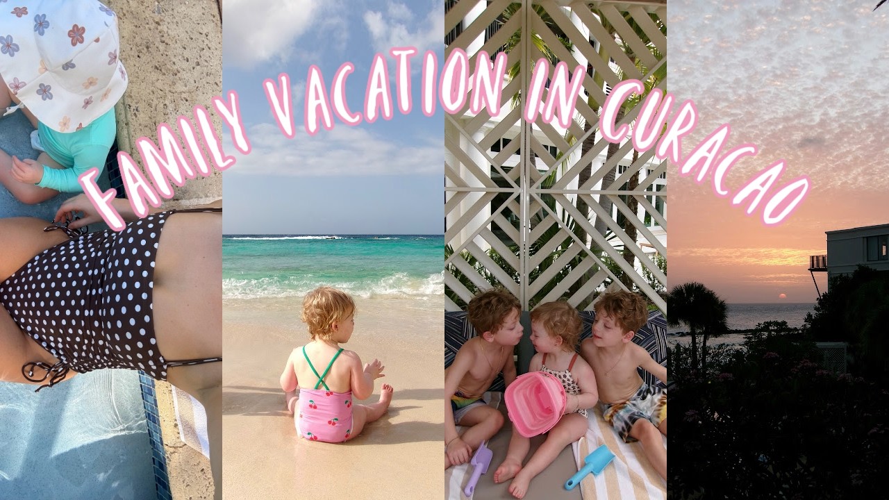 Family Vacation Vlog: Come to Curaçao with us! (Family of 5- traveling with twins and a toddler!!)
