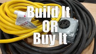 build or buy welding - generator electric power cords