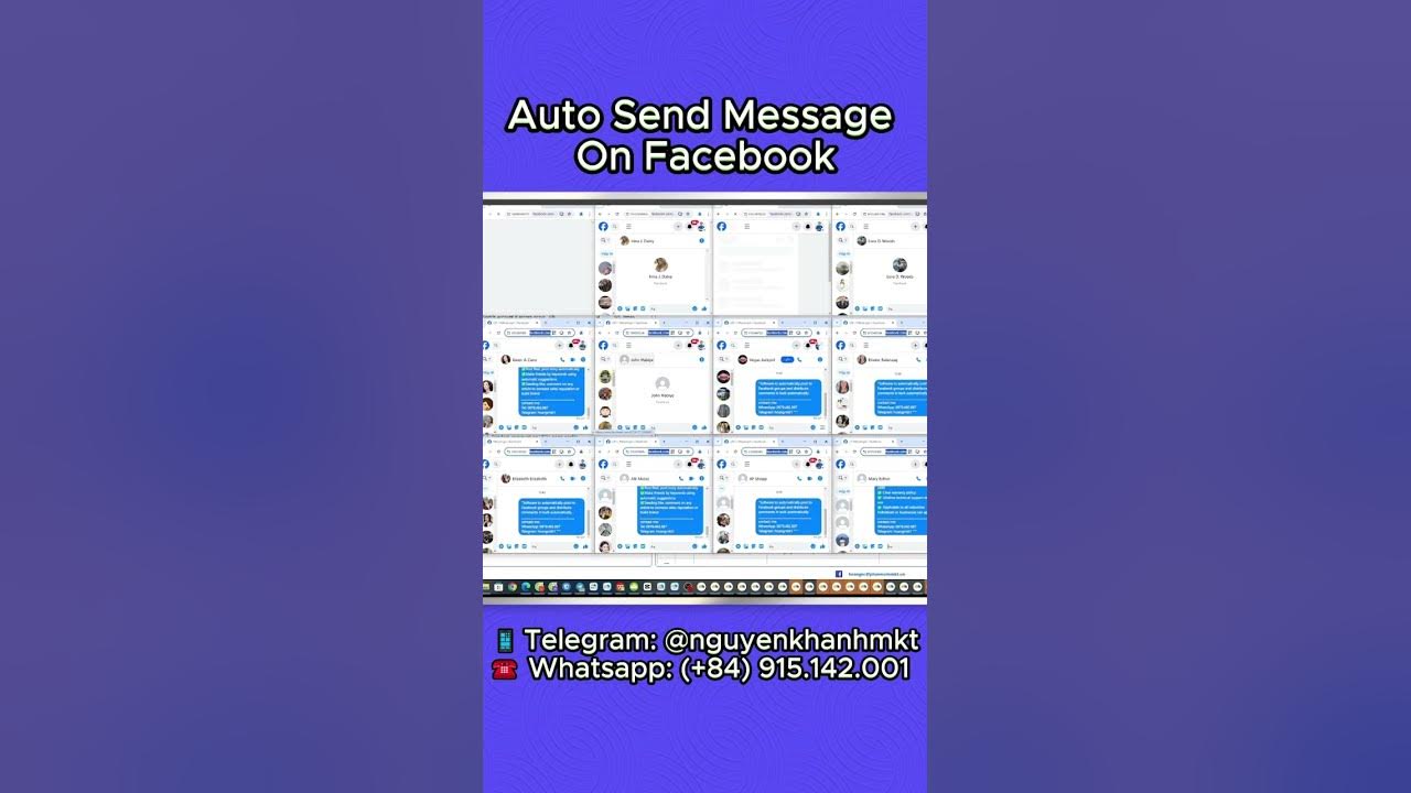 Auto Send Message On Facebook | Auto Message Sender Facebook # ...