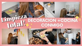 🔴LIMPIA CONMIGO 🧹 MOTIVACION PARA LIMPIAR + RECETA 🥘 LIMPIEZA TOTAL✨