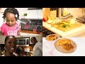 VLOG #6: How I do Cassidy&#39;s Hair| Cooking Saltfish &amp; Bake Beans| Meet my dad!