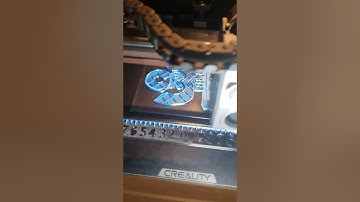 Creality K1 3DCre8r Multicolor Logo 3D Print Using Visual Printing Layer Number Indicator Gauge Tool