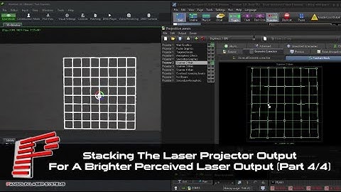 Stacking The Laser Projector Output For A Brighter Perceived Laser Output • Part 4/4