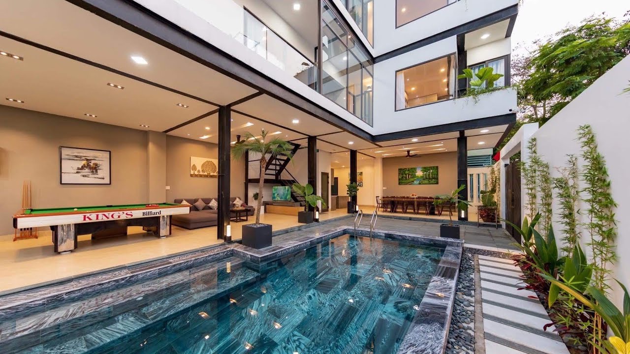 Вилла Фен — рядом с пляжем — 5 спален — частный бассейн, Дананг, Вьетнам | Путешествуйте с Бхумикой