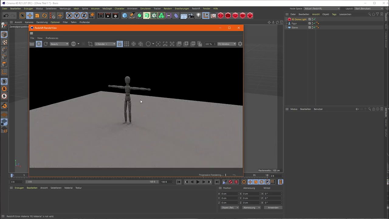 Create Redshift Environment with C4D Shader - YouTube
