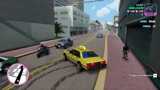 GTA Vice City Definitive Edition - Side Mission - Taxi Driver - Point A To Point B Trophy screenshot 2