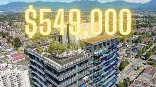 Inside a $549,000 LUXURY Condo in East Van - Vancouver Real Estate 2023