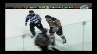 ECHL fight - Darryl Bootland vs Dannick Paquette 12/27/14