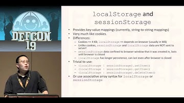 DEFCON 19 (2011) - Abusing HTML5