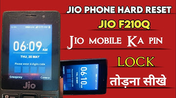 jio phone hard reset jio f210q ka lock kaise tode jio ka lock kaise tode 2021
