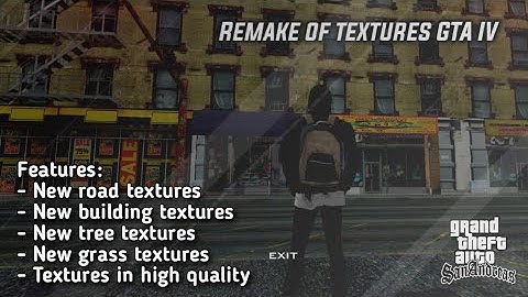 [SHARE] REMAKE OF TEXTURES GTA IV NO IMPORT | GTA SA ANDROID