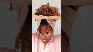 Quick NO GEL 🚫 NO BRUSH 🚫Natural Curly Hairstyle ✨🤎 #naturalhairstyles