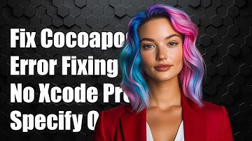 Fixing Cocoapods Error: 