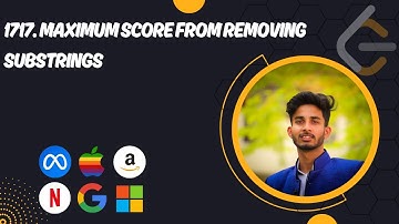 1717. Maximum Score From Removing Substrings | Leetcode | Python - DSA